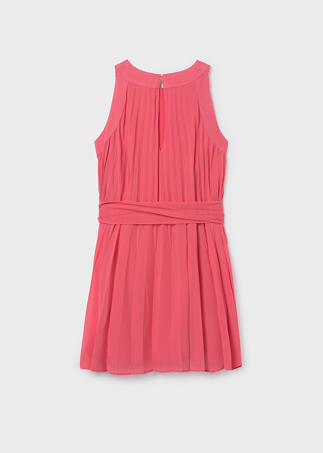 Vestido plisado chica