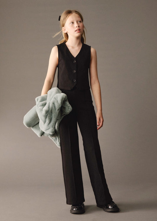 Conjunto pantalón y chaleco chica