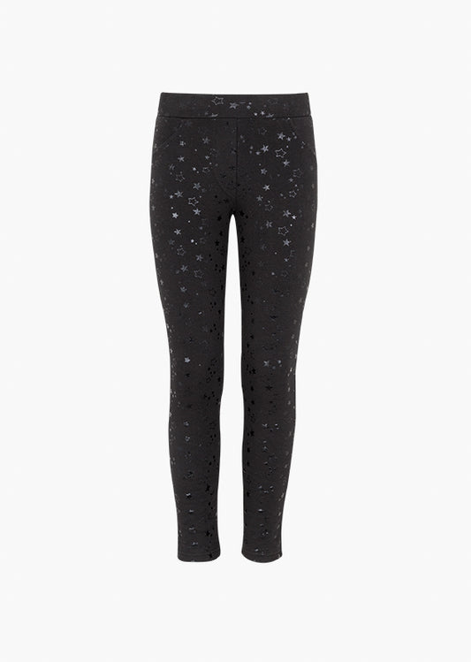 Leggings con estrellas estampadas chica 024-6031