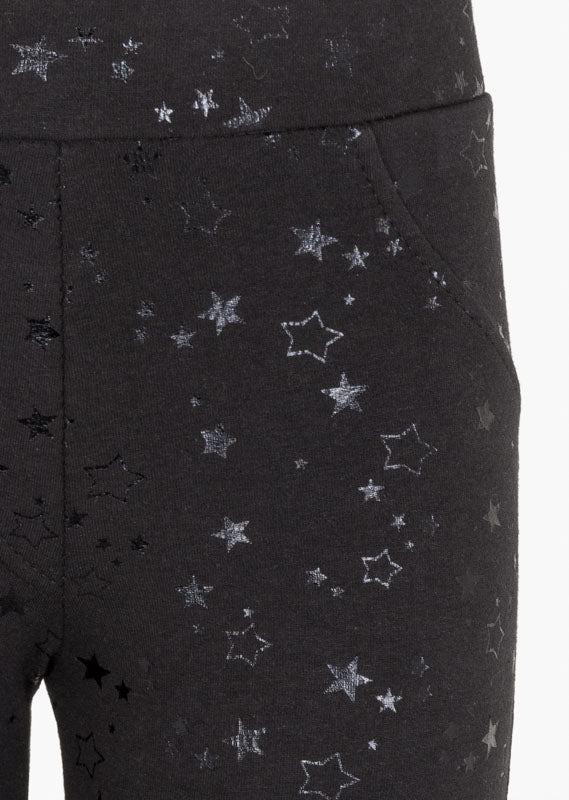 Leggings con estrellas estampadas chica 024-6031