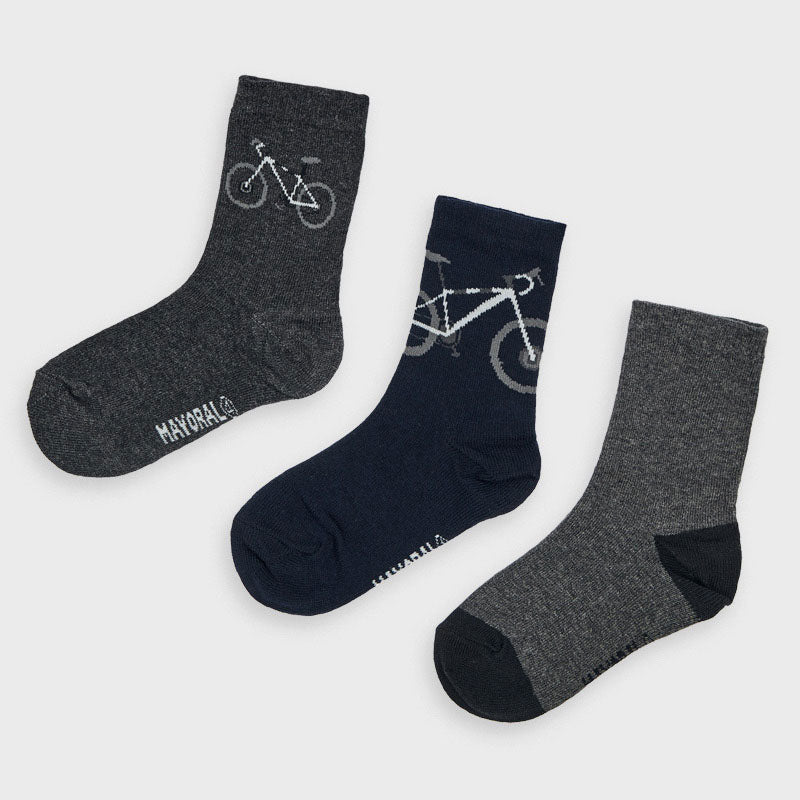 set 3 calcetines bicicletas niño 10.874