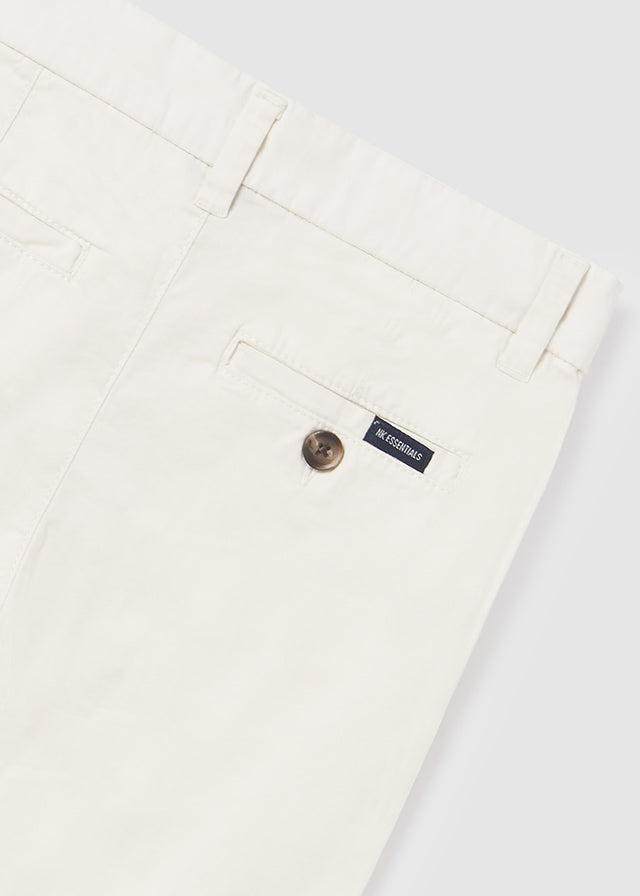 Pantalón chino slim de algodón sostenible para chico