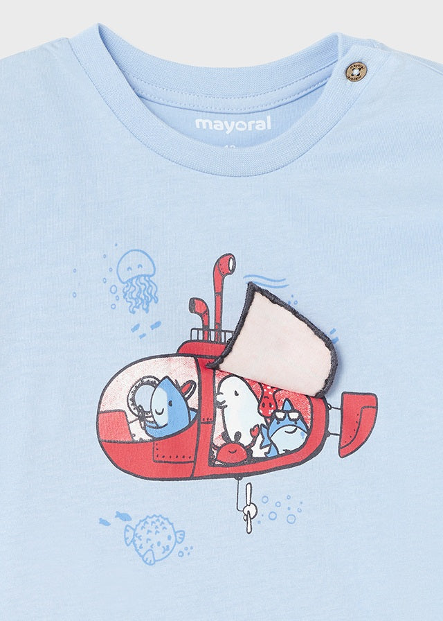 Camiseta bebé niño MAYORAL Ecofriends interactiva