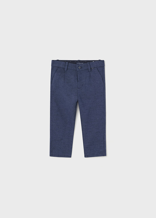 Pantalón chino con lino para bebé