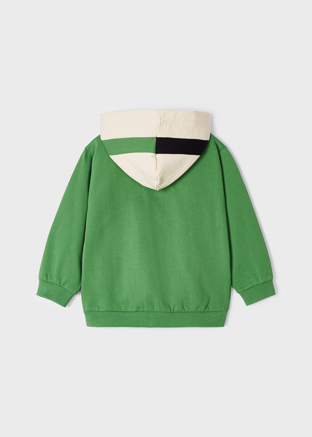 Sudadera con capucha y cremallera para niño