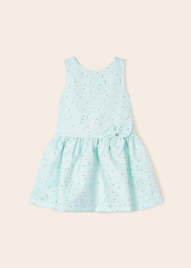 Vestido de jacquard para niña