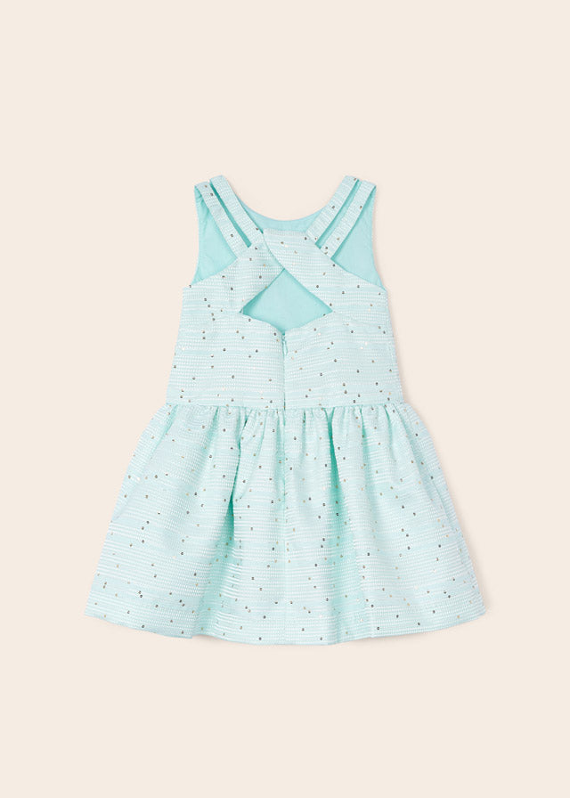 Vestido de jacquard para niña