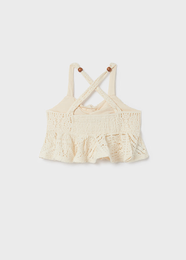 Top de crochet para chica