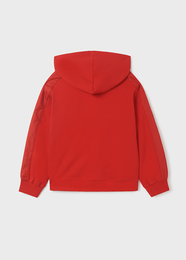 Sudadera con cremallera y capucha para chica