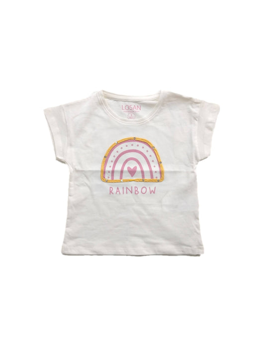 Playera niña manga corta