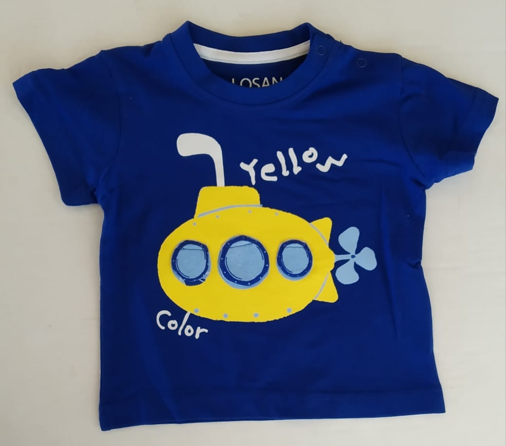 Playera con parche niño bebé