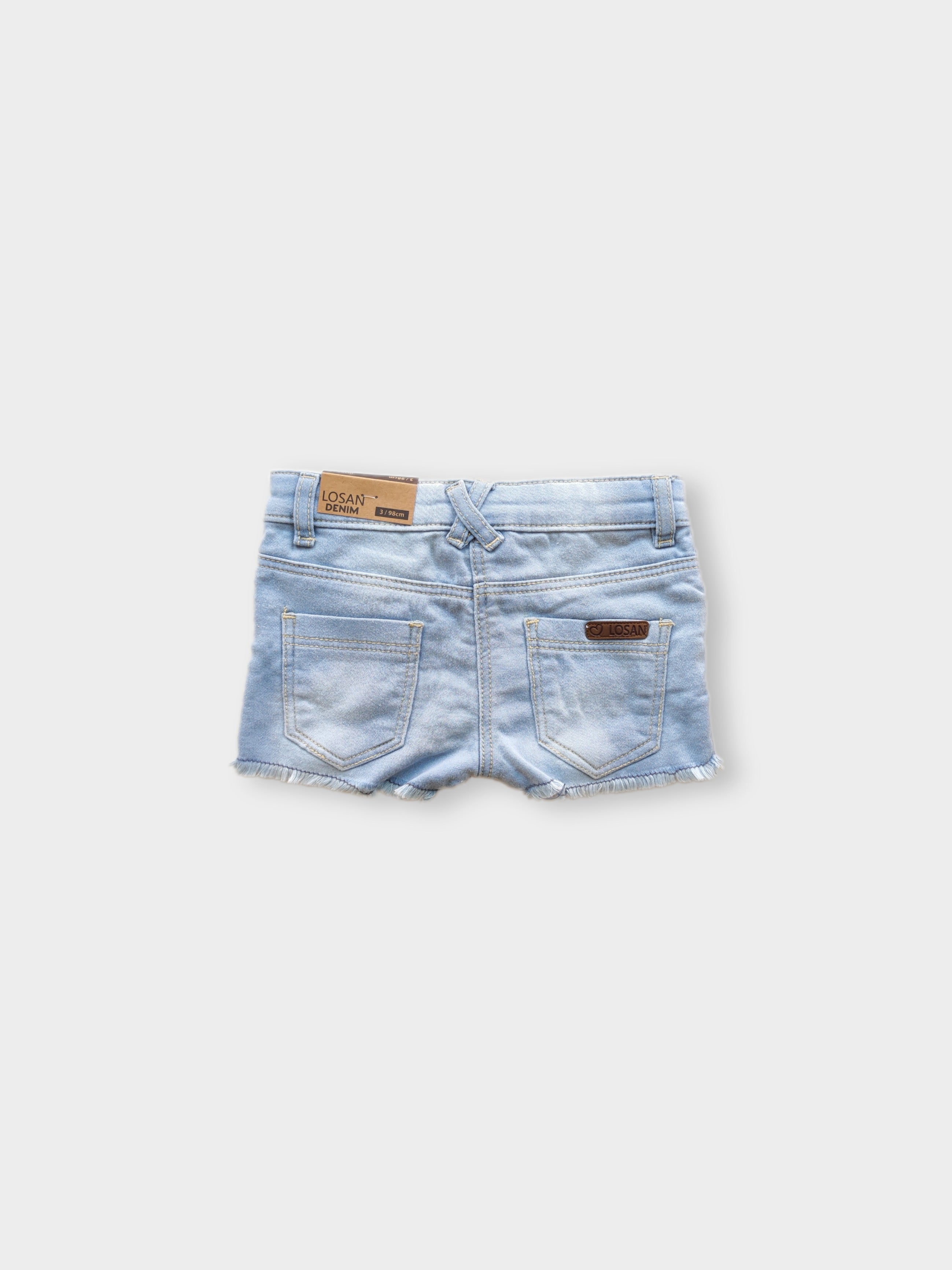 Short de mezclilla para niña hot sale