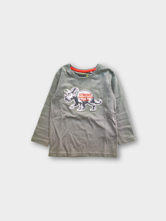 Playera manga larga para niño