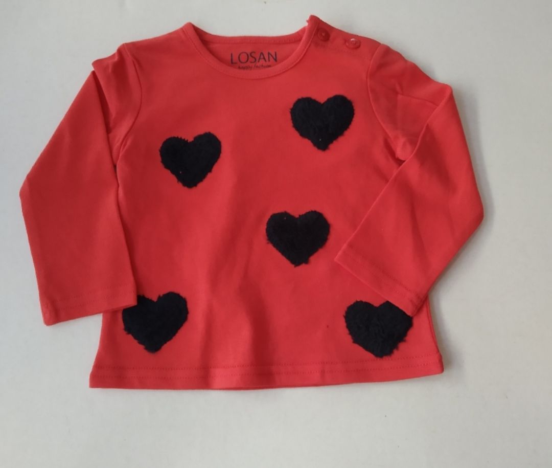 Playera corazones 028-1201AL