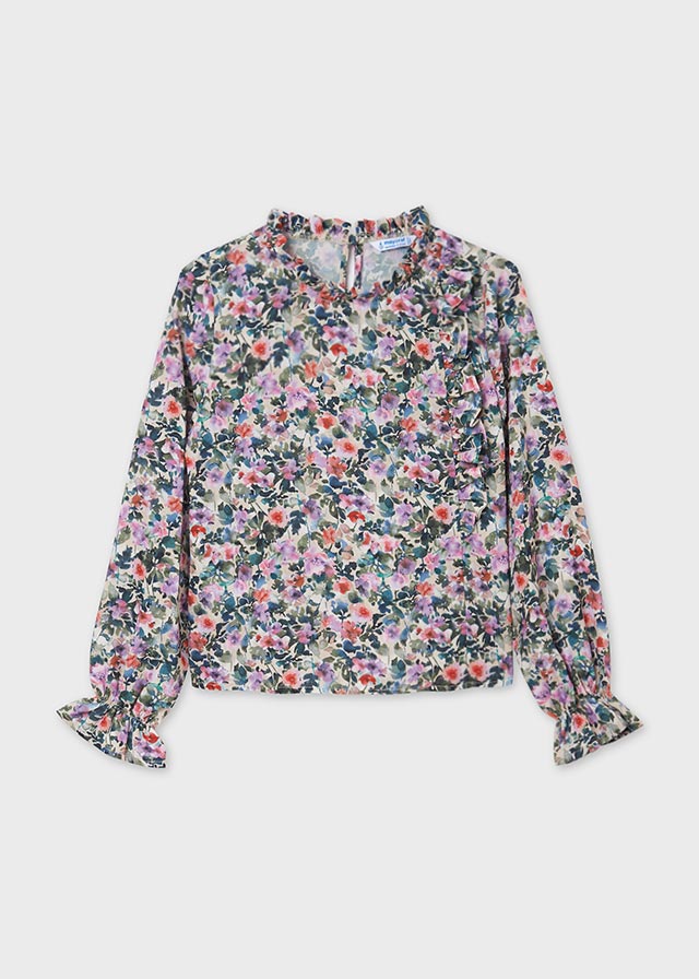 Blusa estampada chica