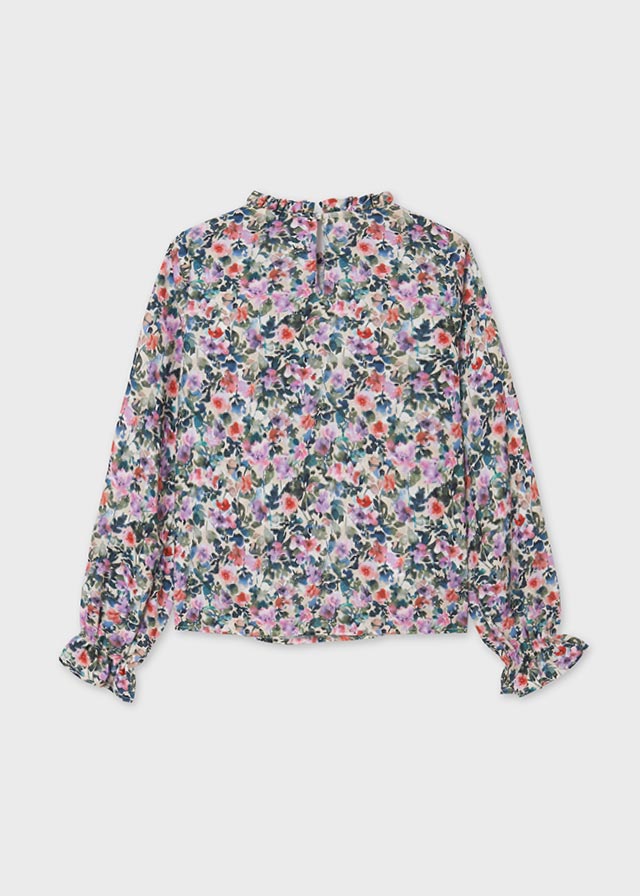 Blusa estampada chica