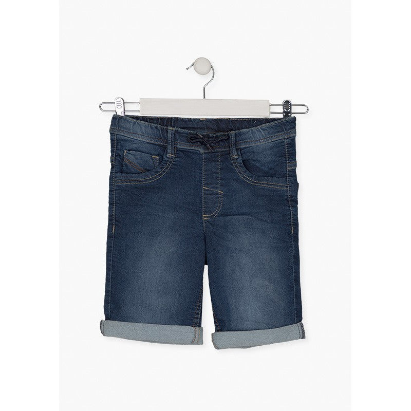 Bermuda denim para niño