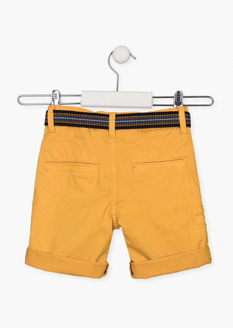 Bermuda nino de gabardina KIDS moda feliz