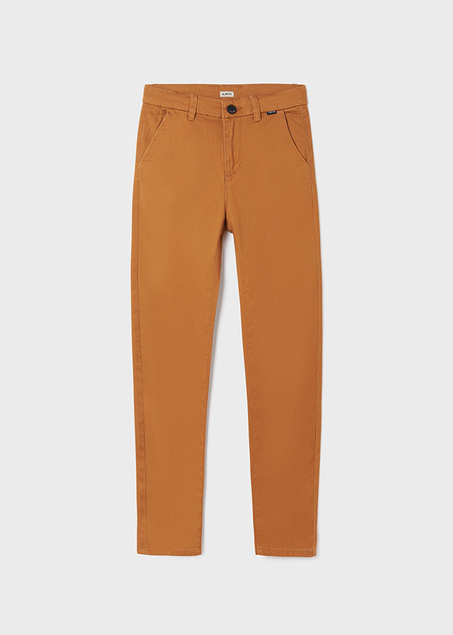 Pantalón chino slim largo chico