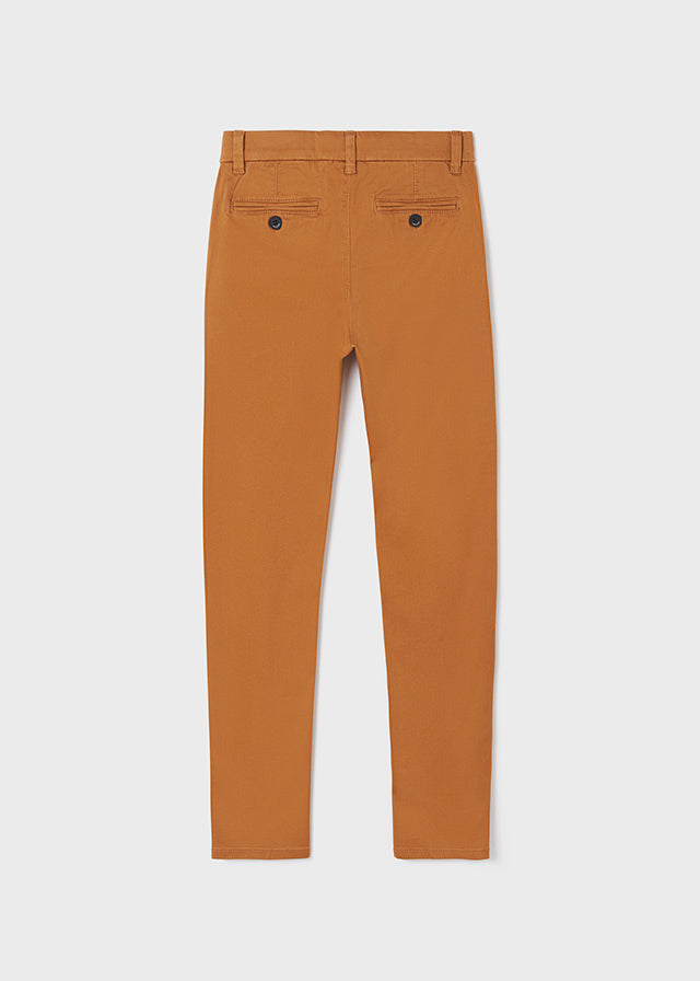 Pantalón chino slim largo chico