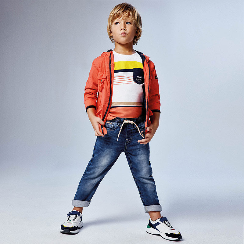 Pantalón jogger punto de mezclilla ECOFRIENDS niño