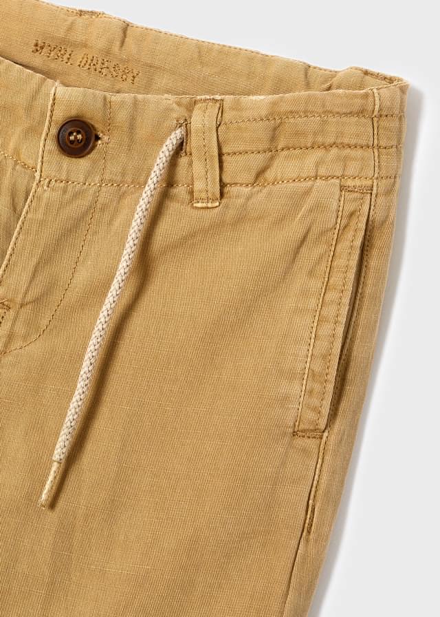 Pantalón largo lino sarga niño