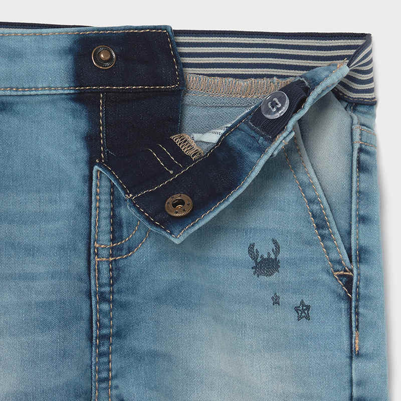 Pantalón largo soft denim Ecofriends bebé niño