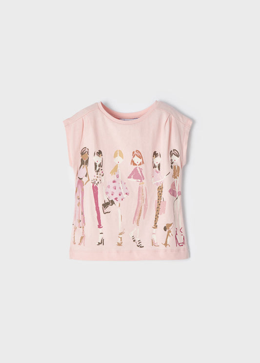 Playera manga corta muñecas ECOFRIENDS niña