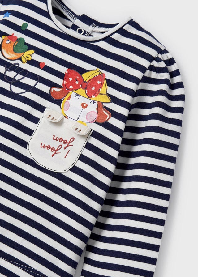 Playera manga larga para bebé ECOFRIENDS