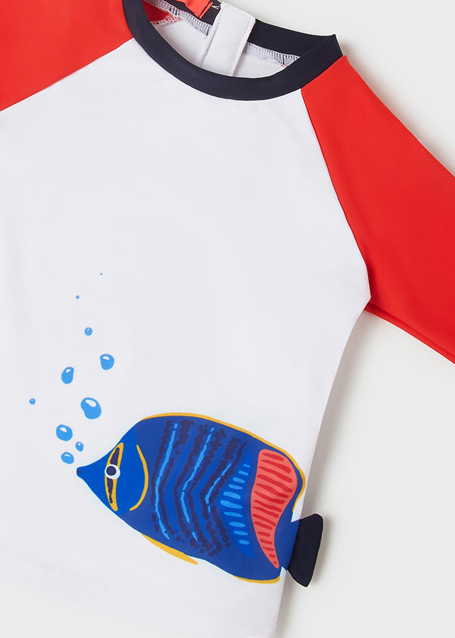 Playera protección solar ECOFRIENDS manga larga bebé niño