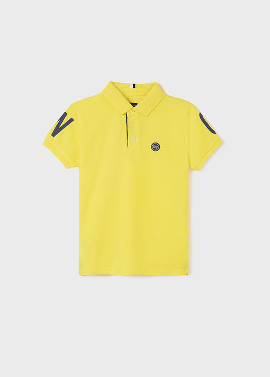 Polo manga corta ECOFRIENDS texto chico
