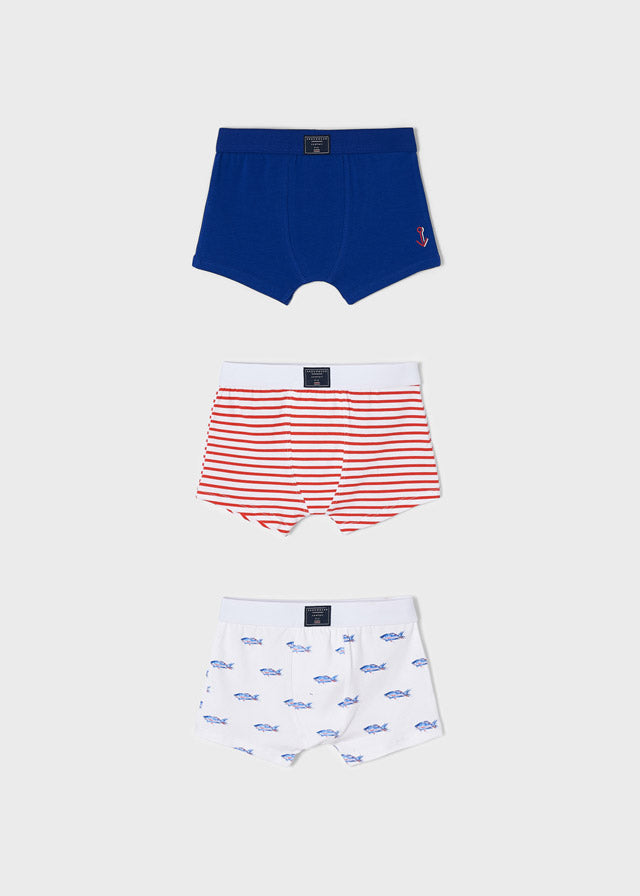 Set 3 boxers ECOFRIENDS peces niño