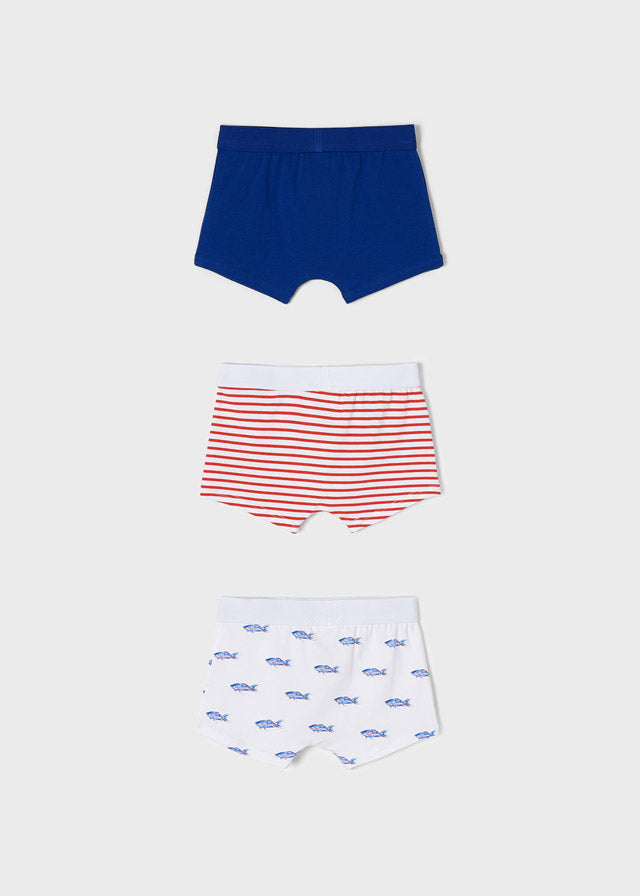 Set 3 boxers ECOFRIENDS peces niño