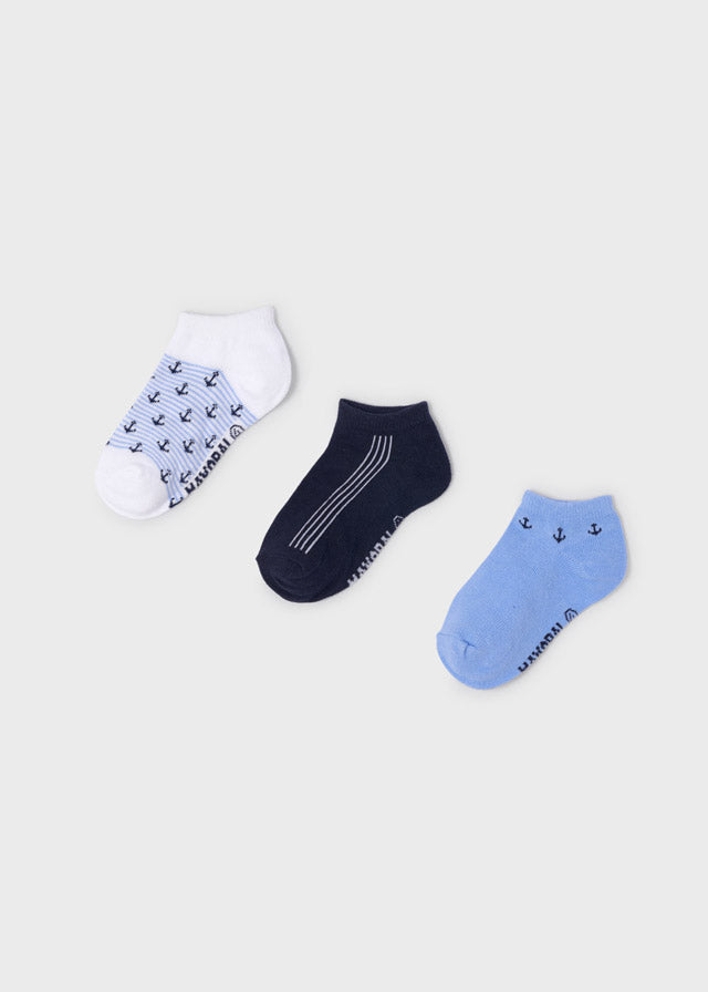 Set 3 calcetines cortos ECOFRIENDS niño