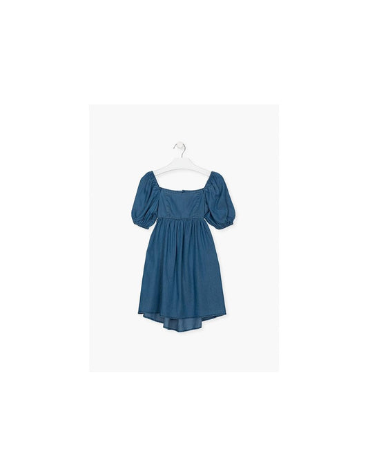 Vestido niña manga corta