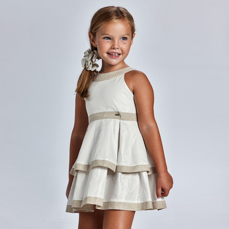 Vestido lino blotch niña