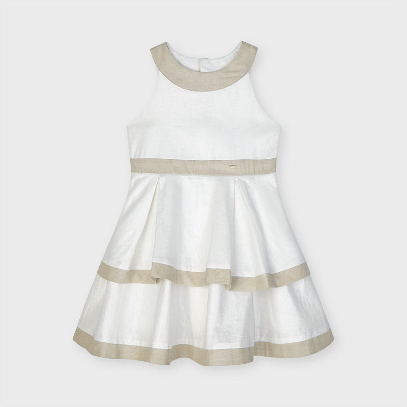 Vestido lino blotch niña